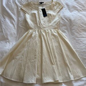 Rachel Zoe Cream Mini Dress